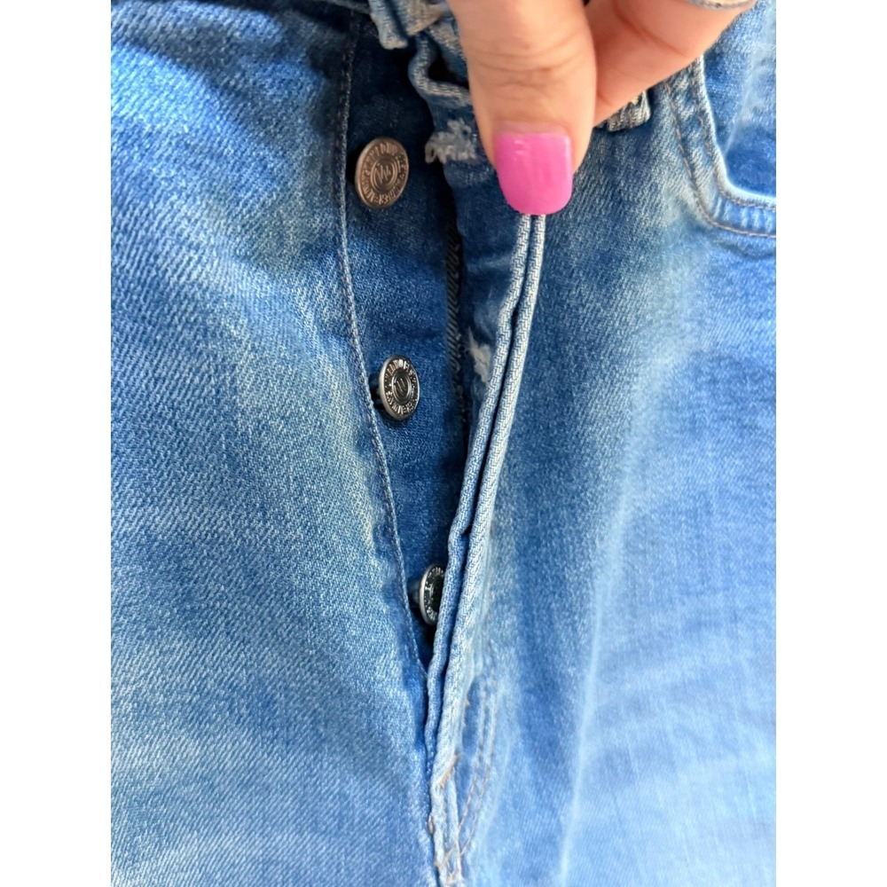 Mother Jeans Womens Size 28 The Rambler Ankle Fray Button Fly Straight Leg NWT - Picture 4 of 13